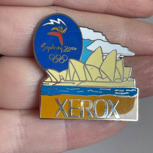 Xerox Sydney 2000 Olympics Pin – Enamel Sponsor Badge Opera House