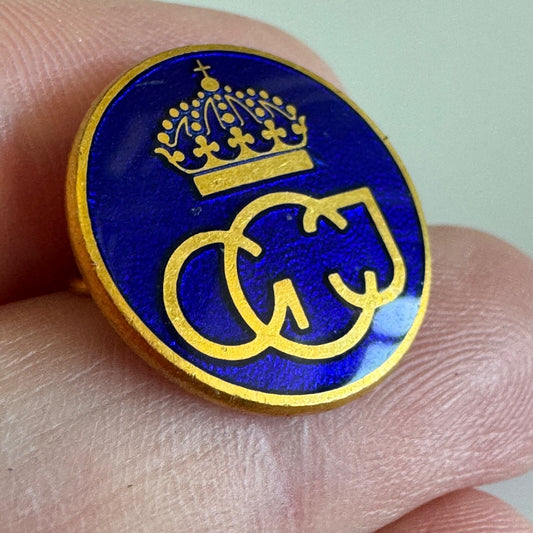 Vintage Sweden Gymnastiska Centalinstitutet Swedish School of Gymnastics Pin