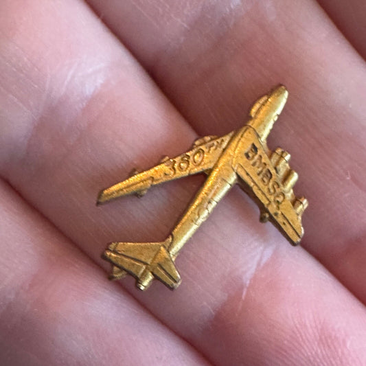 Vintage 360th Bombardment Squadron Lapel Pin Tie Tack Boeing B-47 Stratojet