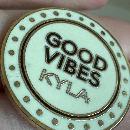 RARE Good Vibes Kyla Hard Kombucha Lapel Pin
