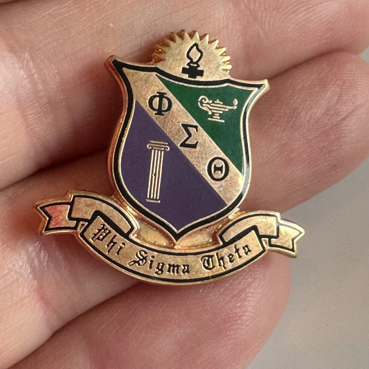 Vintage Phi Sigma Theta Honor Society Lapel Pin