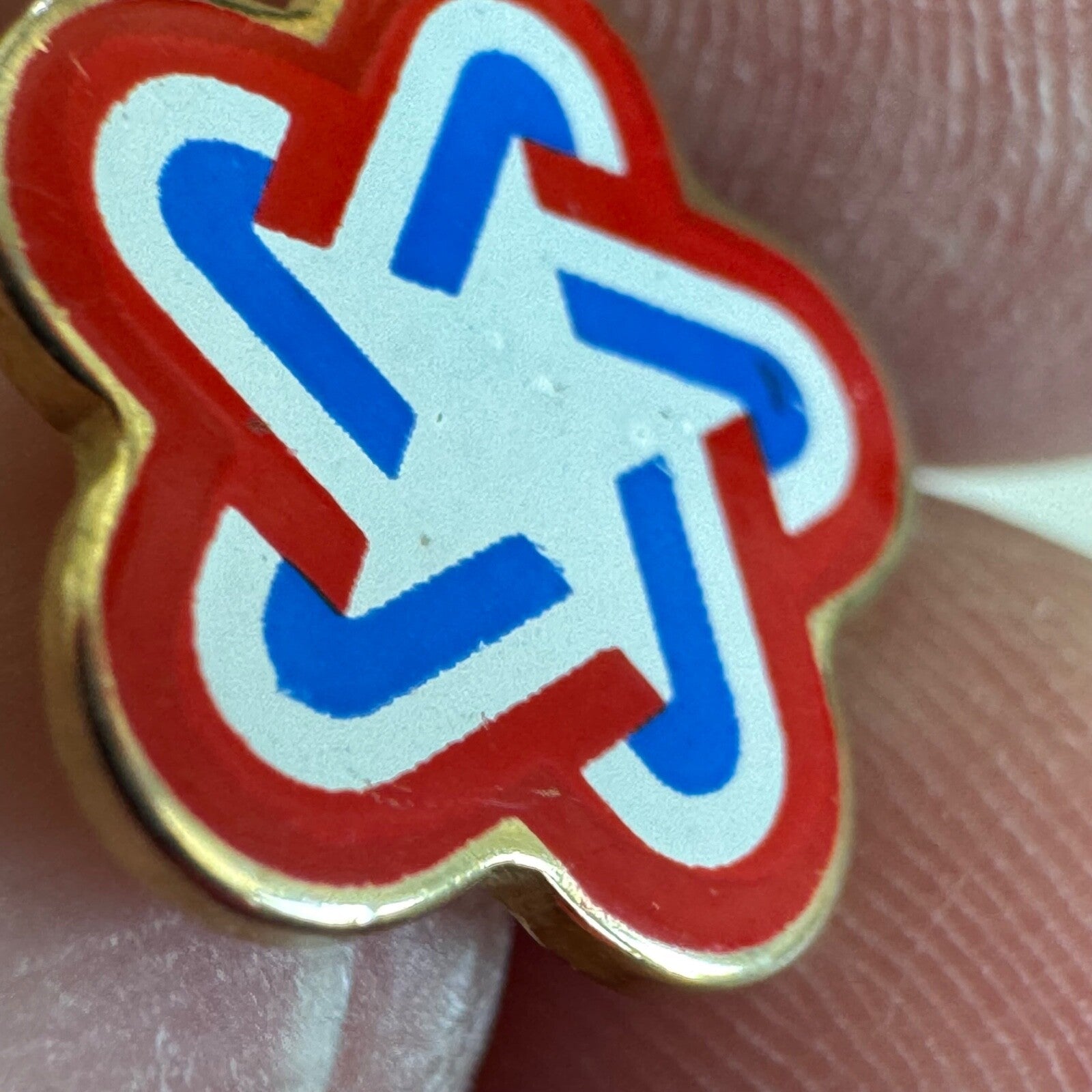 1976 American Revolution Bicentennial Logo Lapel Pin Tie Tack