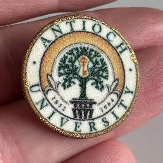 Vintage Antioch University Lapel Pin Tie Tack