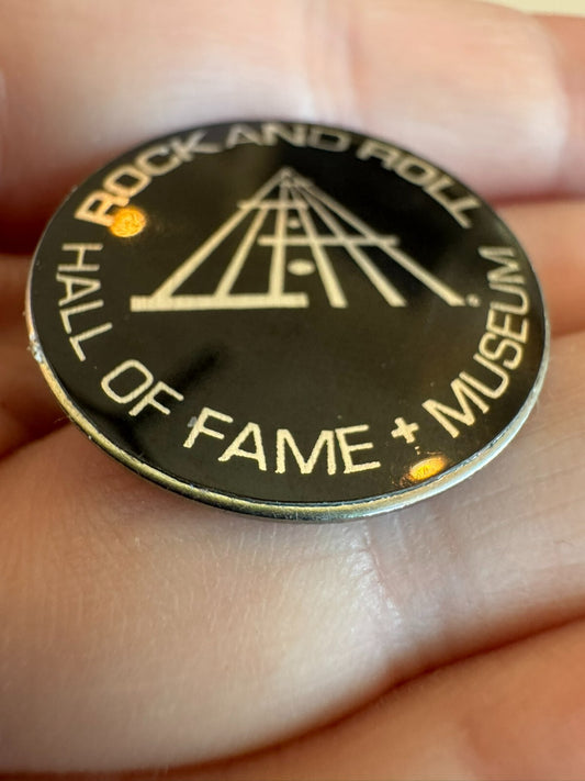 Vintage Rock and Roll Hall of Fame and Museum Souvenir Lapel Pin