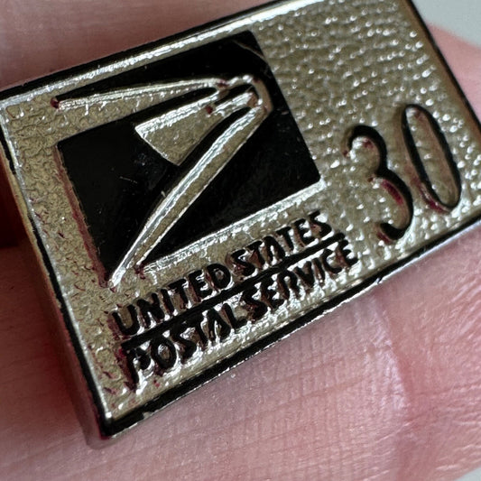 Vintage United States Postal Service 30 Years of Service Lapel Pin Tie Tack
