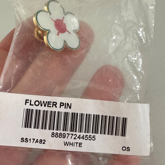 2017 Supreme Flower Lapel Pin New in Packagen SS17