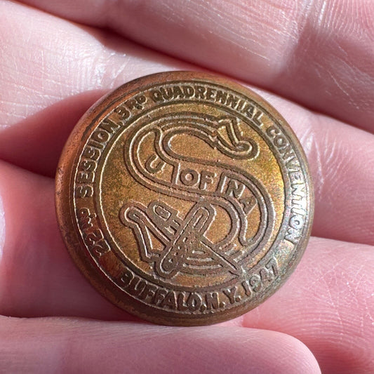 1947 SWITCHMEN'S UNION OF NORTH AMERICA (SUNA) Railroad Pin Convention
