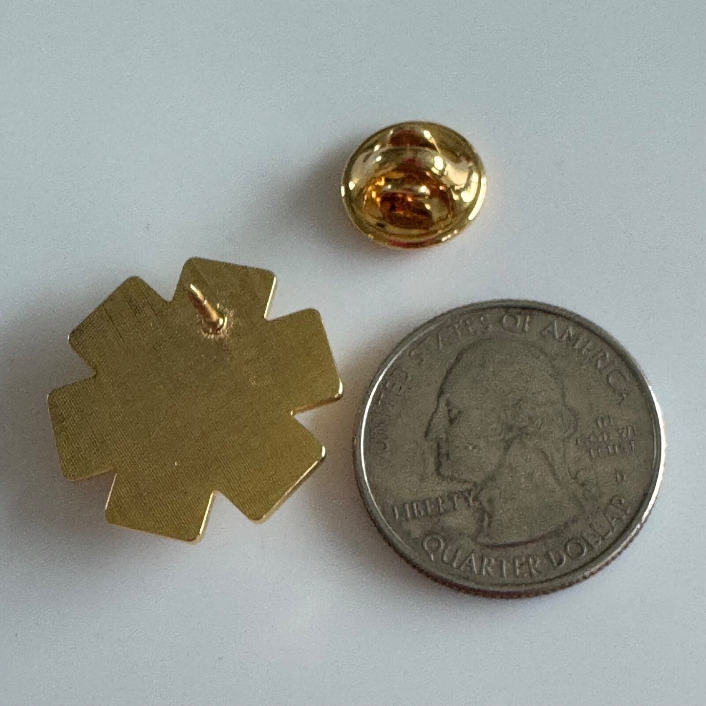 Gwinnett Technical College EMS EMT Gold Tone Pin RARE
