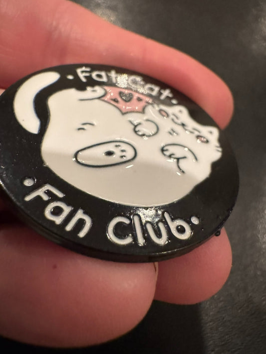 Fat Cat Fan Club Lapel Pin