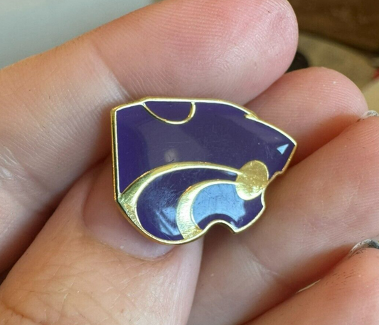 Kansas State University Wildcat Logo Pin Powercat