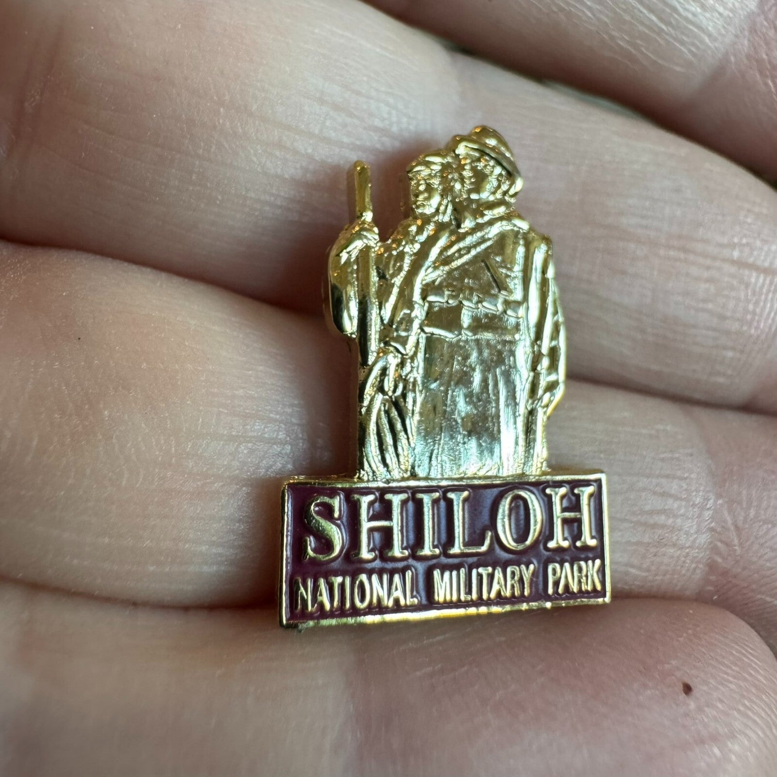 Vintage Shiloh National Military Park Souvenir Lapel Pin