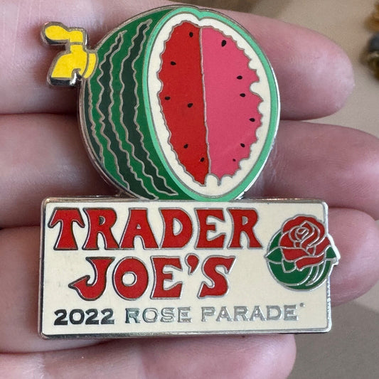2022 Trader Joe's Rose Parade Lapel Pin Watermelon Bowl