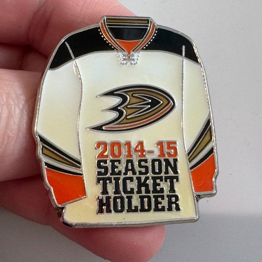 Anaheim Ducks 2014-15 Season Ticket Holder Lapel Pin NHL Hockey