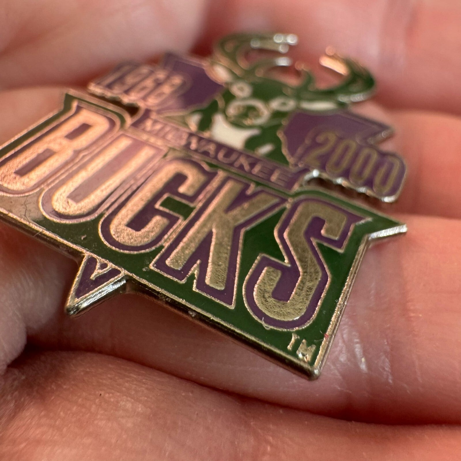 1968 2008 Milwaukee Bucks Logo Commemorative Lapel Pin 