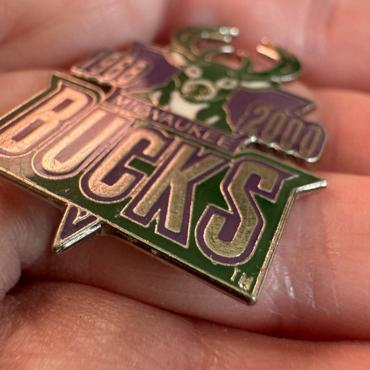 1968 2008 Milwaukee Bucks Logo Commemorative Lapel Pin 