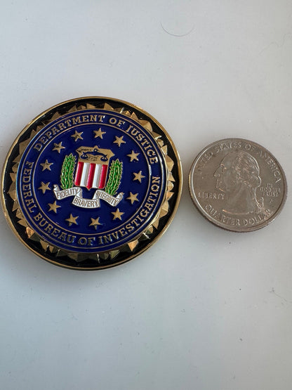 FBI Challenge Coin Federal Bureau of Investigation
