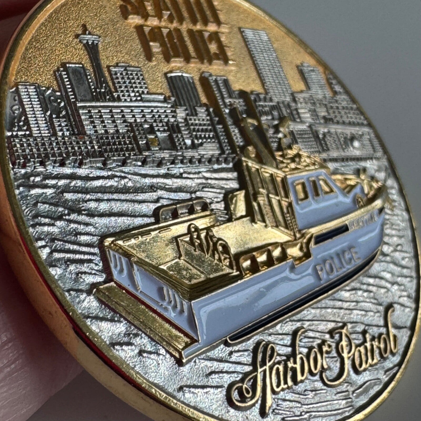 Seattle Police Harbor Patrol Dive Rescue Challenge Coin
