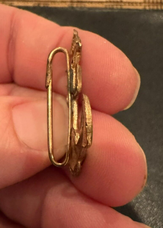 Antique U.S. Navy Anchor Rope Lapel Pin