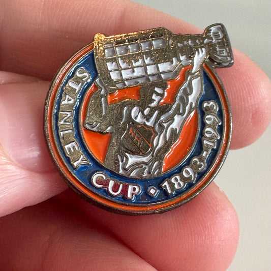100th Anniversary of Stanley Cup Lapel Pin 1893-1993