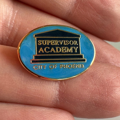 Vintage Supervisor Academy City of Phoenix Lapel Pin