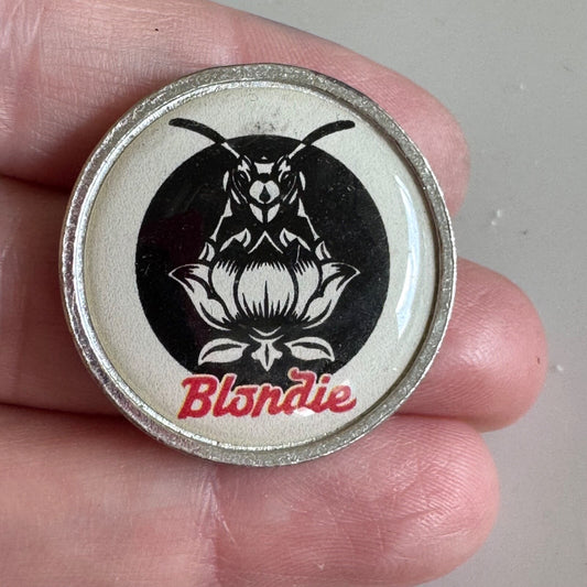 Blondie Pollinator Lapel Pin Band Music Bend Oil