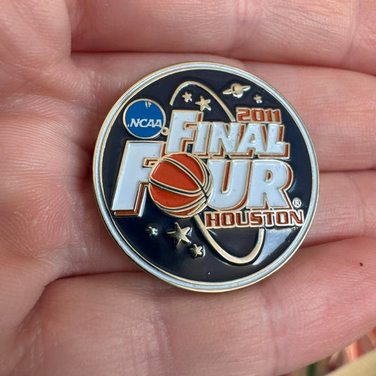 2011 NCAA Final Four Houston Lapel Pin VCU Butler UConn Kentucky Enamel