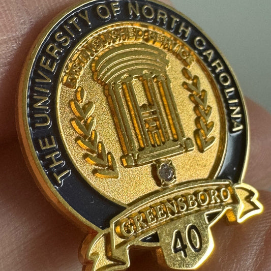 University of North Carolina Greensboro Spartans 40 Years Service Pin