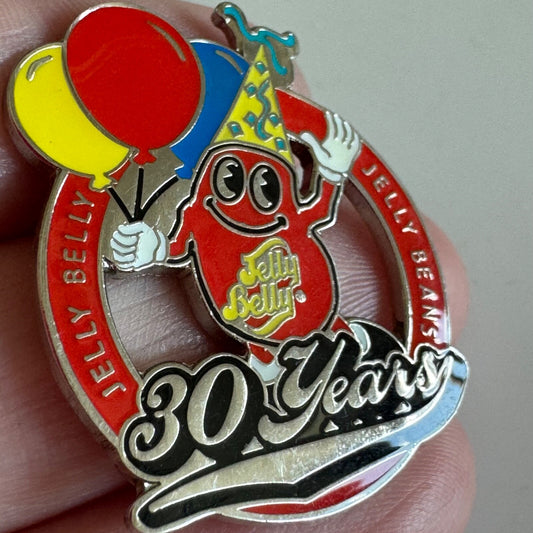 Jelly Belly Jelly Beans 30 Years Lapel Pin Advertising