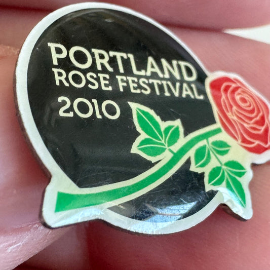 2010 Portland Rose Festival Lapel Pin Oregaon