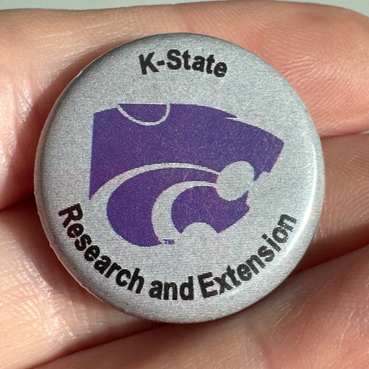Vintage Kansas State University Wildcats Pin K-State Research Extension