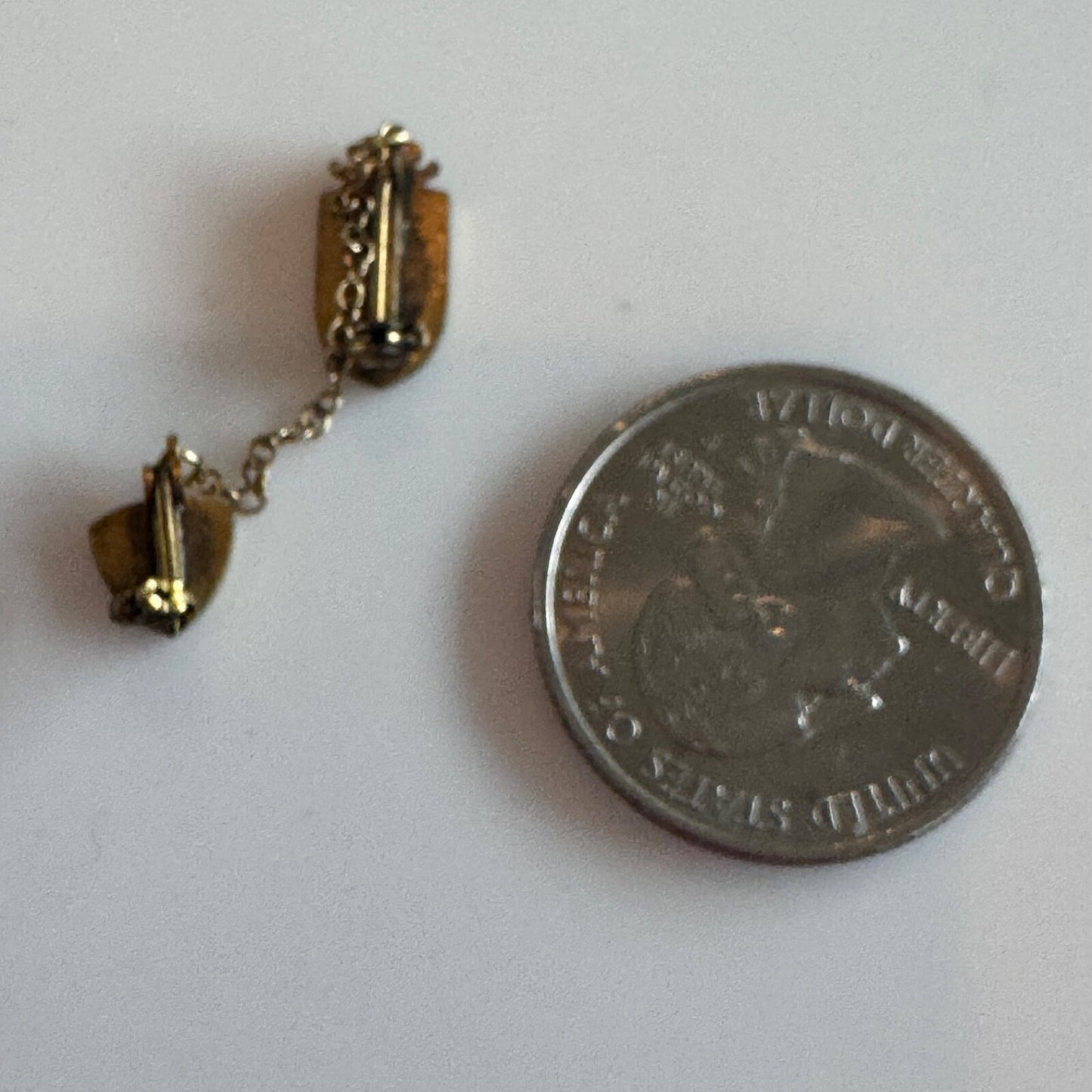 Vintage Alpha Sigma Psi Service Sorority 1960 Lapel Pin with Guard Marywood Univ