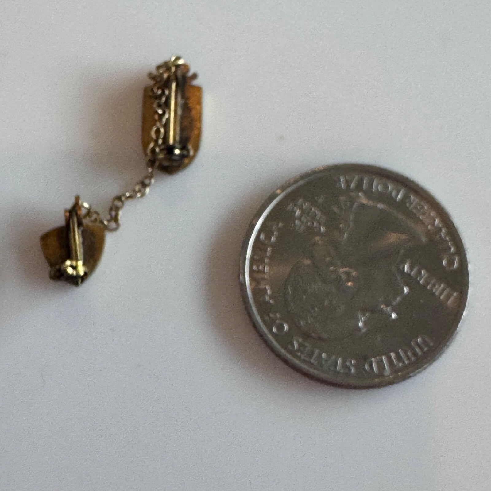 Vintage Alpha Sigma Psi Service Sorority 1960 Lapel Pin with Guard Marywood Univ