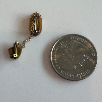 Vintage Alpha Sigma Psi Service Sorority 1960 Lapel Pin with Guard Marywood Univ