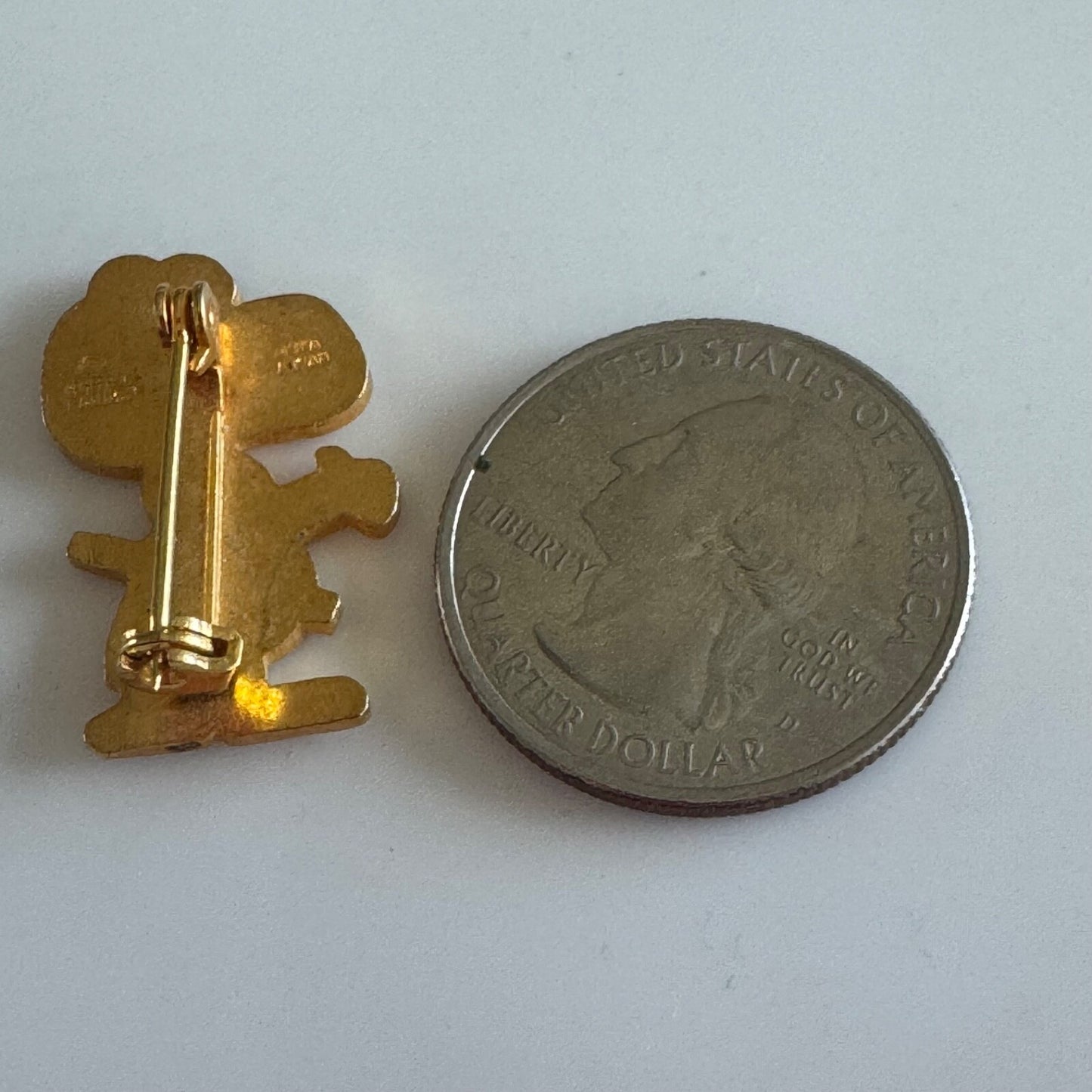 Vintage Snoopy Red Baron Enamel Lapel Pin Flying Ace Peanuts