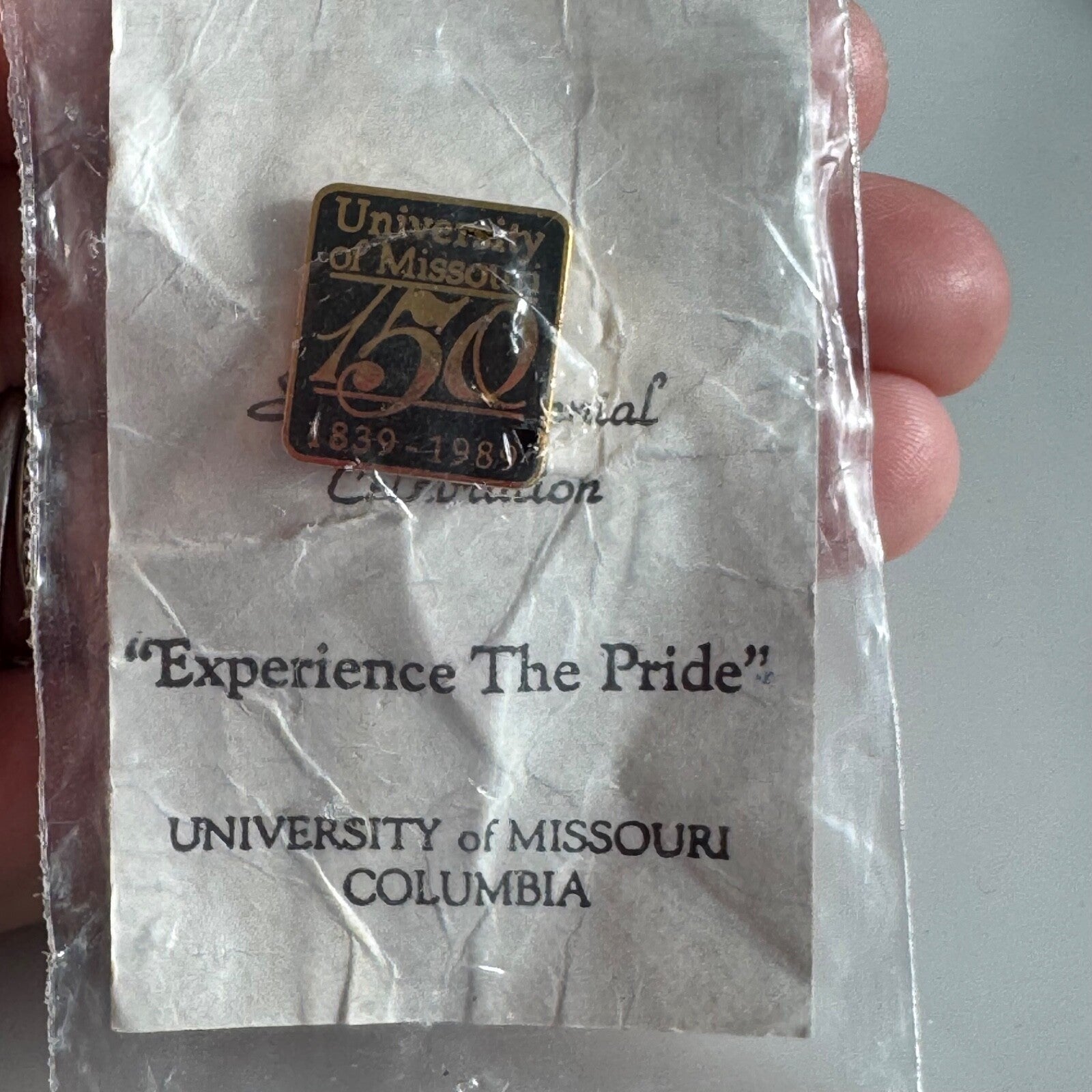 Vintage University of Missouri 150th Anniversary Mizzou 1989 Tigers