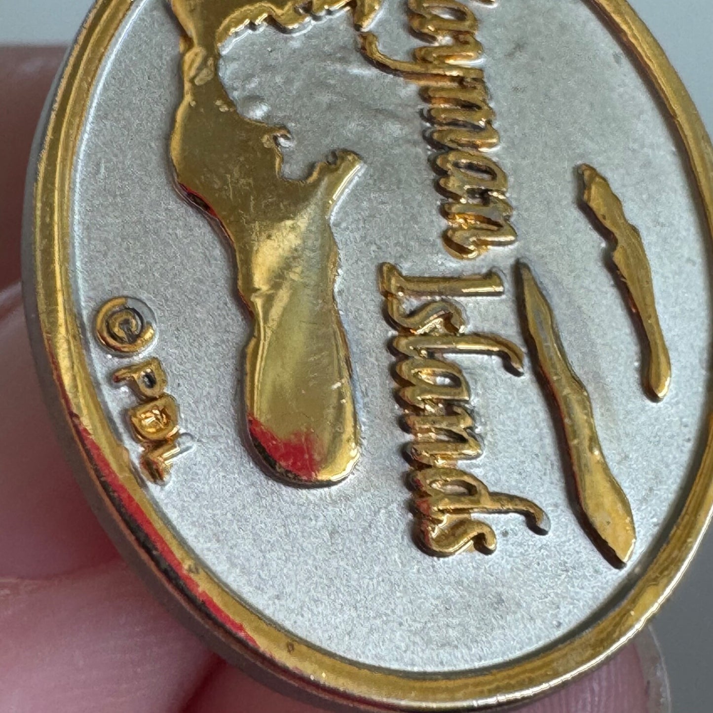 Cayman Islands Map Souvenir Lapel Pin – Caribbean