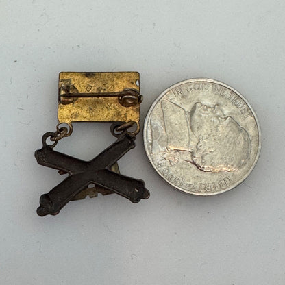 WWI Son in Service Sweetheart U.S. Army Field Artillery Lapel Pin C-Clasp