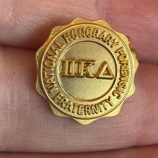 Pi Kappa Delta National Honorary Forensic Fraternity Lapel Member Pin Badge