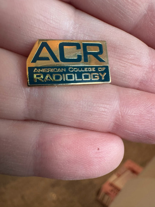 Vintage ACR - American College of Radiology Lapel Pin Tie Tack