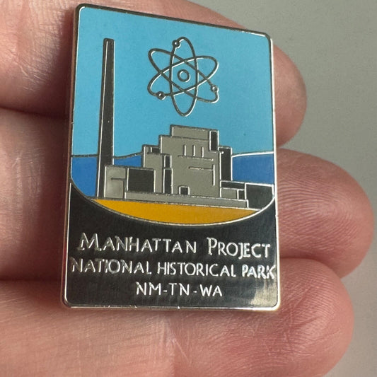 Manhattan Project National Historical Park New Mexico Tennessee Washington Pin