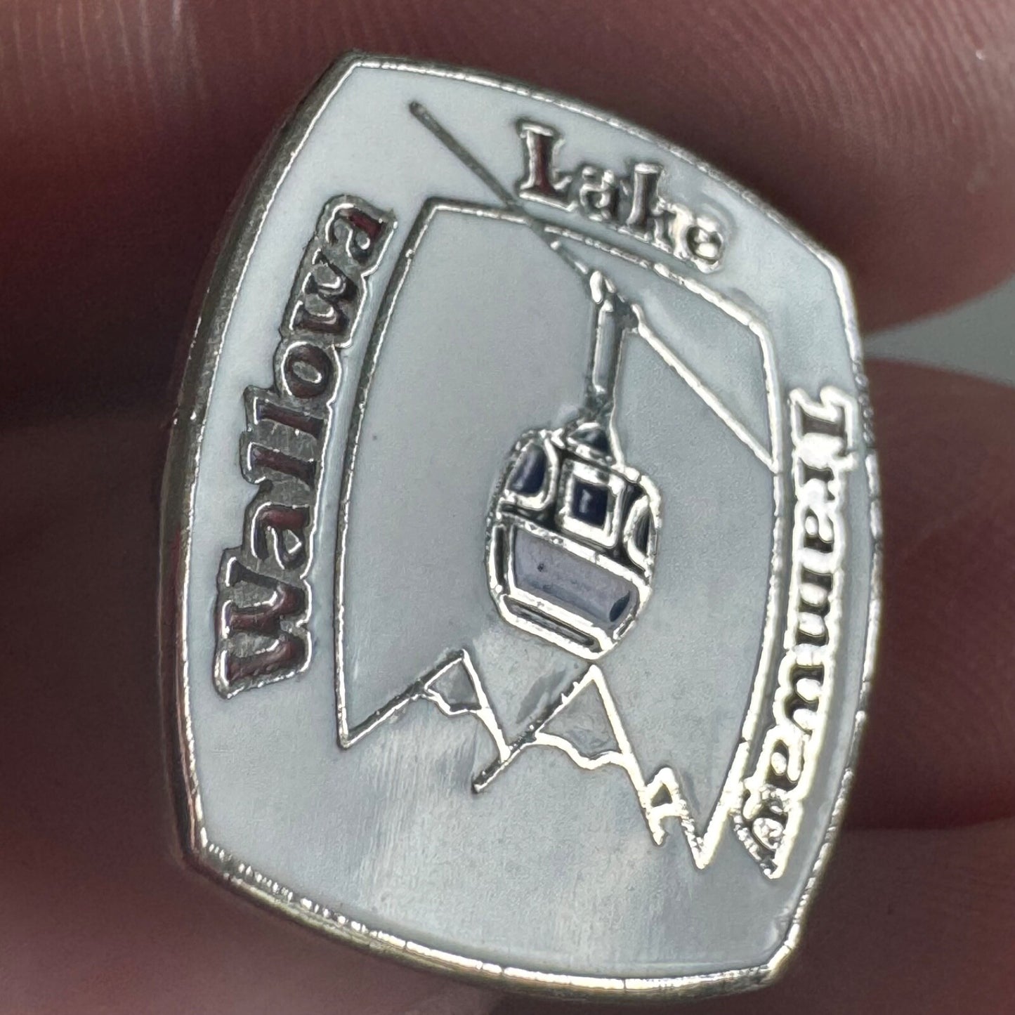 Vintage Wallowa Lake Tramway Lapel Pin Gondola Oregon