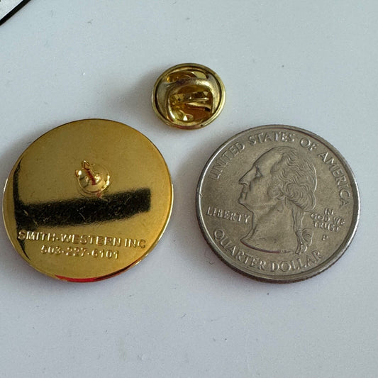 Vintage State of Oregon Coat of Arms Lapel Pin Souvenir Tourist