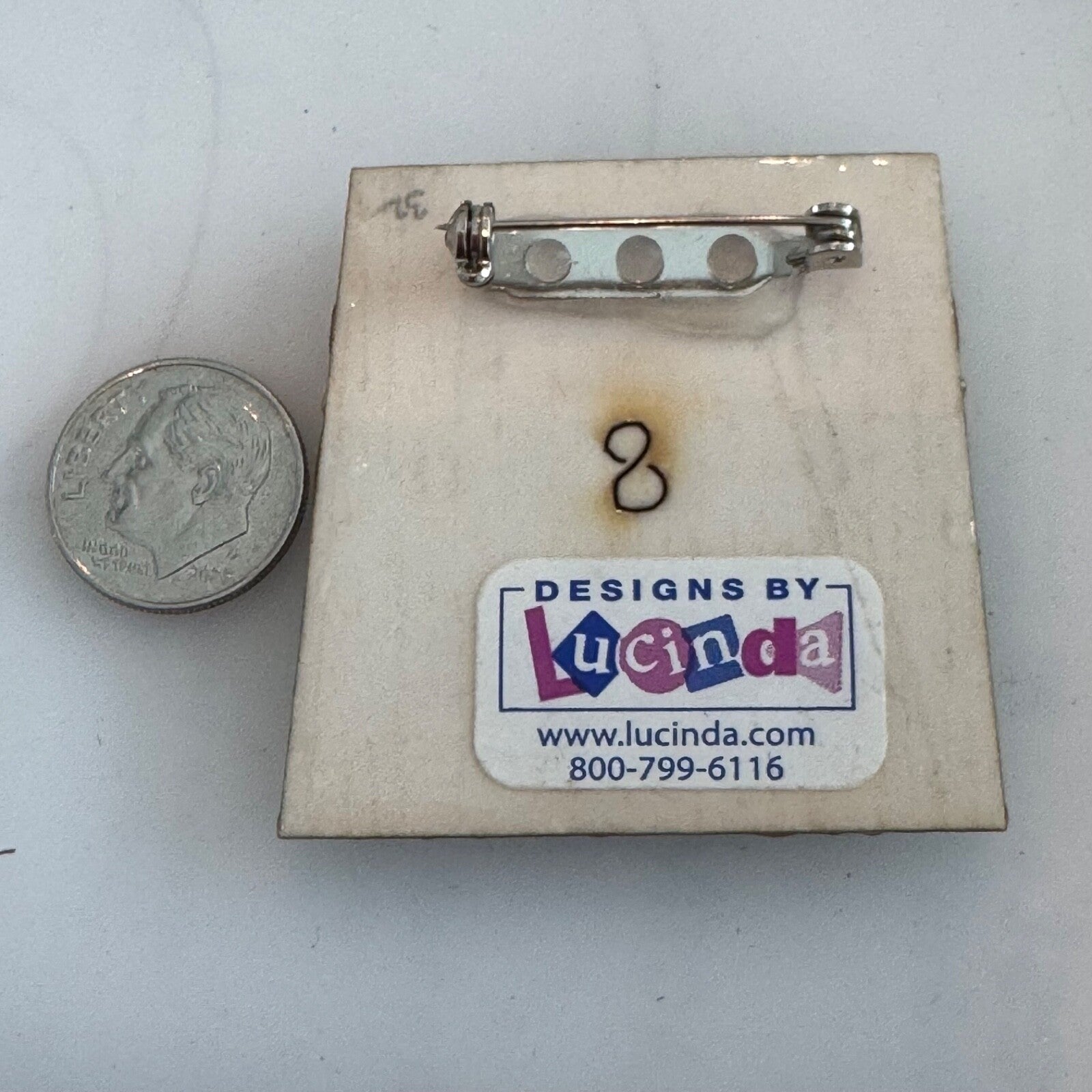 Vintage Designs by Lucinda Doctors Nurses Medical Scrubs Brooch Lapel Pin