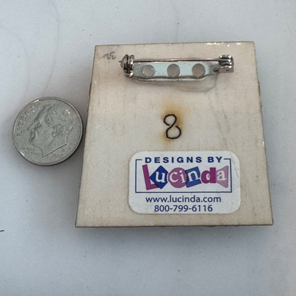 Vintage Designs by Lucinda Doctors Nurses Medical Scrubs Brooch Lapel Pin