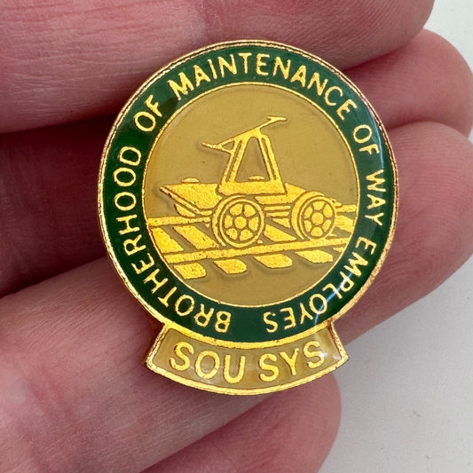Brotherhood of Maintenance of Way Employees Sou Sys Lapel Pin BMWED Teamsters