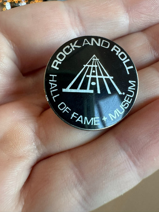 Vintage Rock and Roll Hall of Fame and Museum Souvenir Lapel Pin
