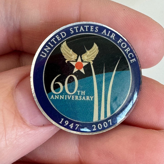 2007 United States Air Force 60th Anniversary Lapel Pin