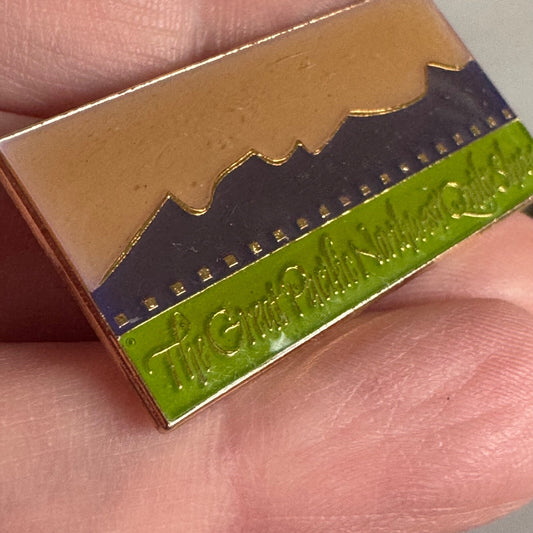 Vintage Great Pacific Northwest Quilt Show Enamel Pin