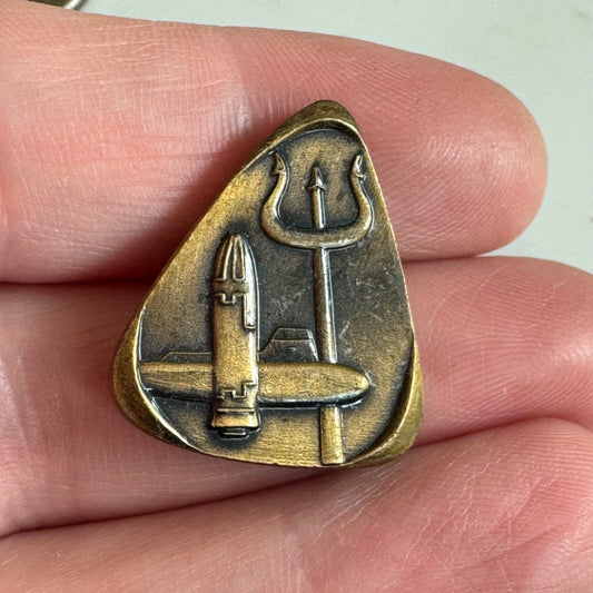 Navy Nuclear Submarine Program Tie Tack Pin Trident Neptune