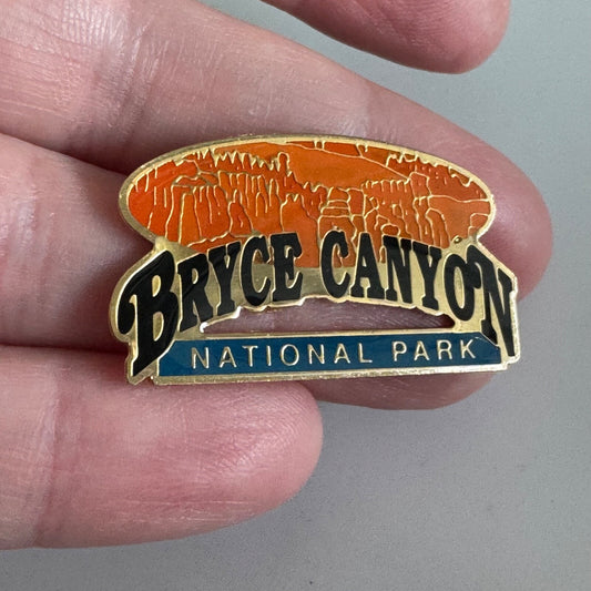 Vintage Bryce Canyon National Park Lapel Pin – Utah, USA